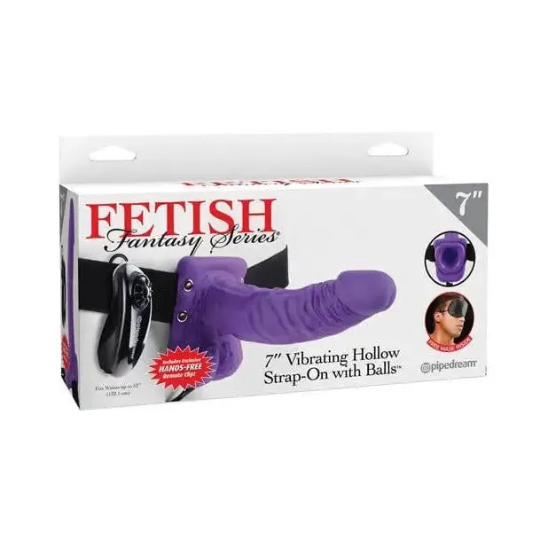 Female Sex Toys Fetish Fantasy Fetish Fantasy Series 7 Vibrating Hollow Strap On with Balls Female Sex Toys Fetish Fantasy Fetish Fantasy Series 7 Vibrating Hollow Strap On with Balls