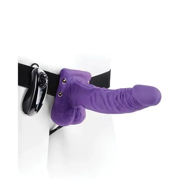 Female Sex Toys Fetish Fantasy Fetish Fantasy Series 7 Vibrating Hollow Strap On with Balls Female Sex Toys Fetish Fantasy Fetish Fantasy Series 7 Vibrating Hollow Strap On with Balls