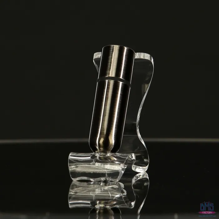 Female Sex Toys FirstClass Bullet 25 Bullet Vibrator with Key Chain Pouch Gun Metal PowerBullet