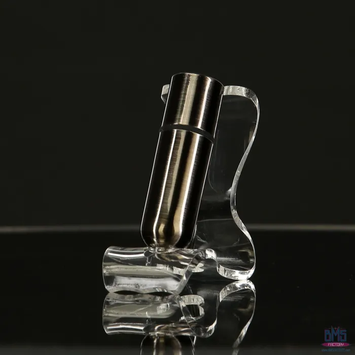 Female Sex Toys FirstClass Bullet 25 Bullet Vibrator with Key Chain Pouch Gun Metal PowerBullet