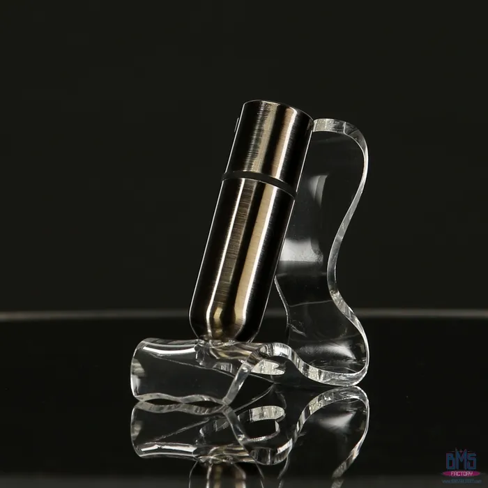 Female Sex Toys FirstClass Bullet 25 Bullet Vibrator with Key Chain Pouch Gun Metal PowerBullet