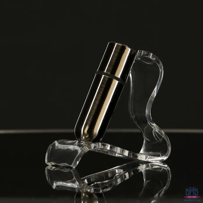 Female Sex Toys FirstClass Bullet 25 Bullet Vibrator with Key Chain Pouch Gun Metal PowerBullet