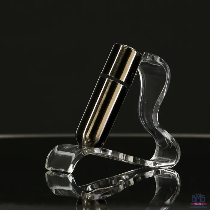 Female Sex Toys FirstClass Bullet 25 Bullet Vibrator with Key Chain Pouch Gun Metal PowerBullet