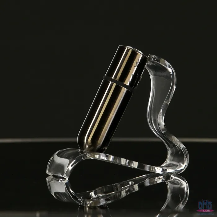 Female Sex Toys FirstClass Bullet 25 Bullet Vibrator with Key Chain Pouch Gun Metal PowerBullet