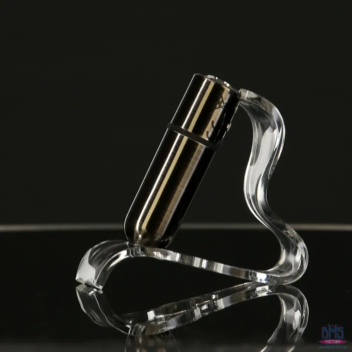 Female Sex Toys FirstClass Bullet 25 Bullet Vibrator with Key Chain Pouch Gun Metal PowerBullet