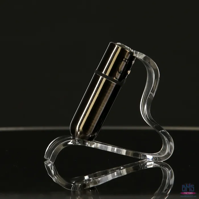 Female Sex Toys FirstClass Bullet 25 Bullet Vibrator with Key Chain Pouch Gun Metal PowerBullet
