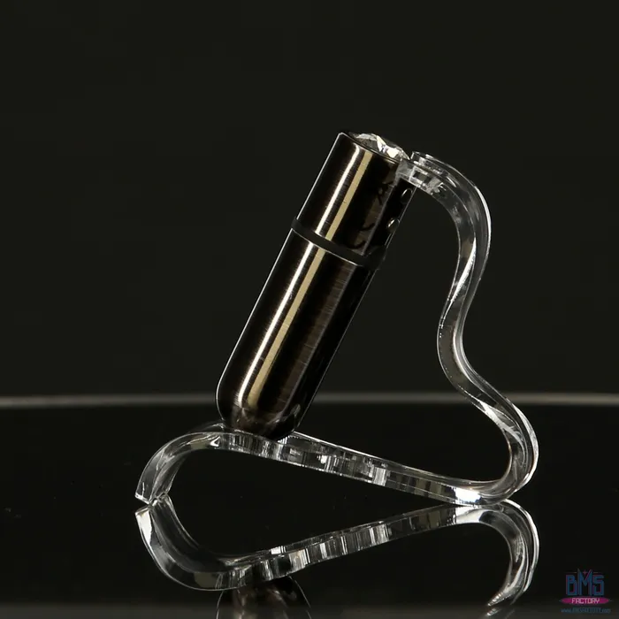 Female Sex Toys FirstClass Bullet 25 Bullet Vibrator with Key Chain Pouch Gun Metal PowerBullet