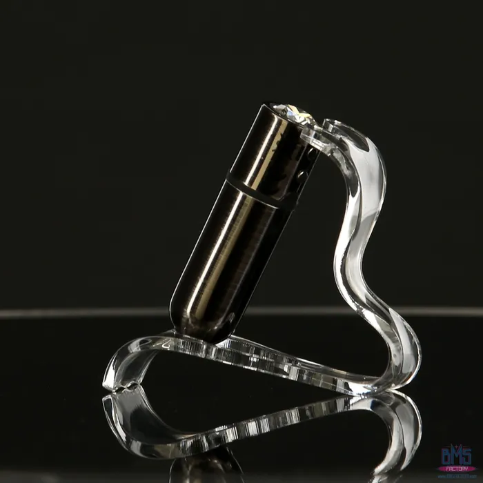 Female Sex Toys FirstClass Bullet 25 Bullet Vibrator with Key Chain Pouch Gun Metal PowerBullet