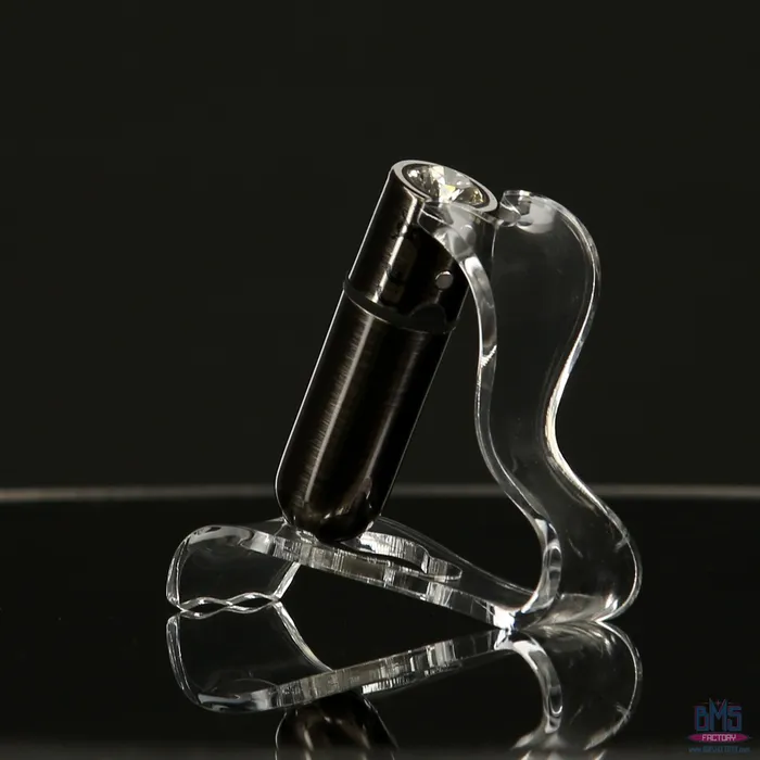 Female Sex Toys FirstClass Bullet 25 Bullet Vibrator with Key Chain Pouch Gun Metal PowerBullet