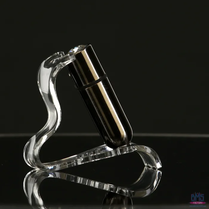 Female Sex Toys FirstClass Bullet 25 Bullet Vibrator with Key Chain Pouch Gun Metal PowerBullet