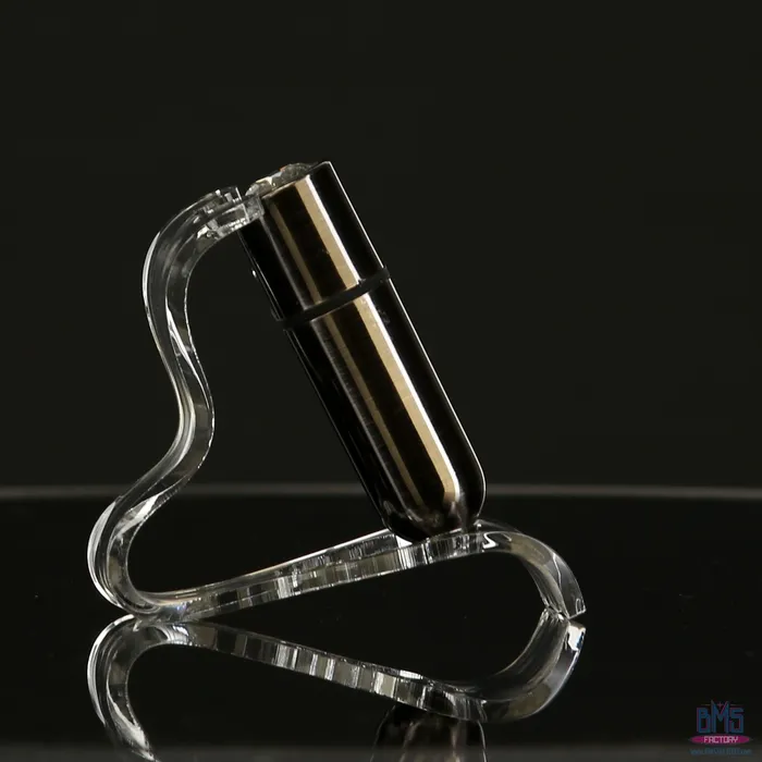 Female Sex Toys FirstClass Bullet 25 Bullet Vibrator with Key Chain Pouch Gun Metal PowerBullet