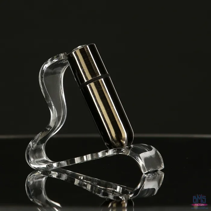 Female Sex Toys FirstClass Bullet 25 Bullet Vibrator with Key Chain Pouch Gun Metal PowerBullet