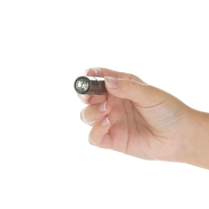 Female Sex Toys FirstClass Bullet 25 Bullet Vibrator with Key Chain Pouch Gun Metal PowerBullet