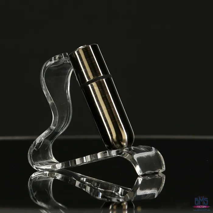 Female Sex Toys FirstClass Bullet 25 Bullet Vibrator with Key Chain Pouch Gun Metal PowerBullet