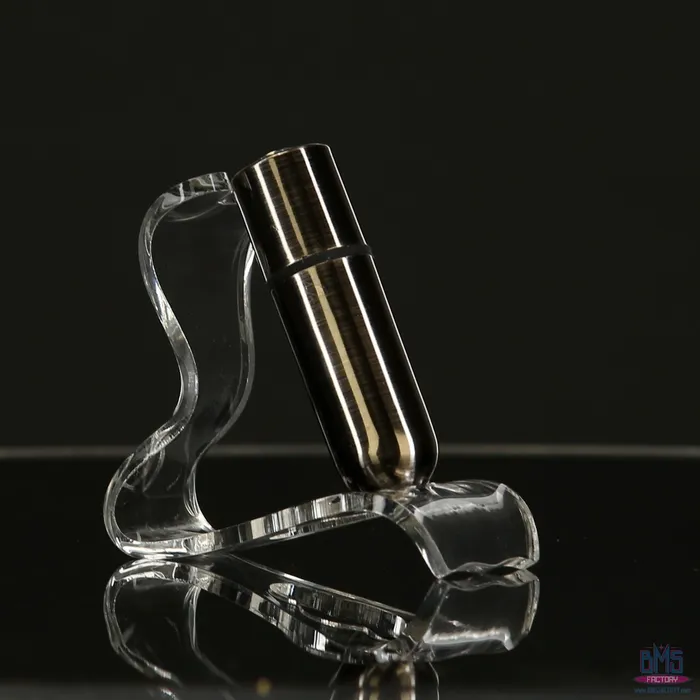 Female Sex Toys FirstClass Bullet 25 Bullet Vibrator with Key Chain Pouch Gun Metal PowerBullet
