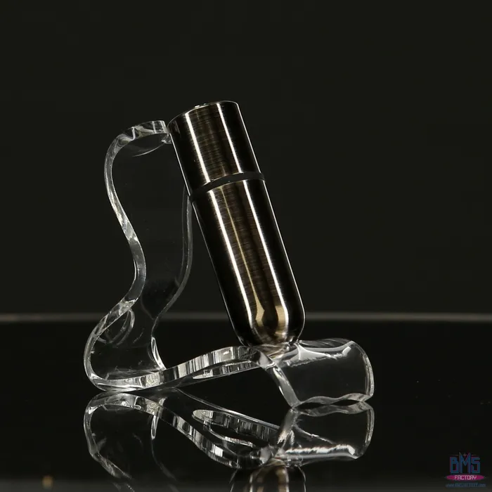 Female Sex Toys FirstClass Bullet 25 Bullet Vibrator with Key Chain Pouch Gun Metal PowerBullet