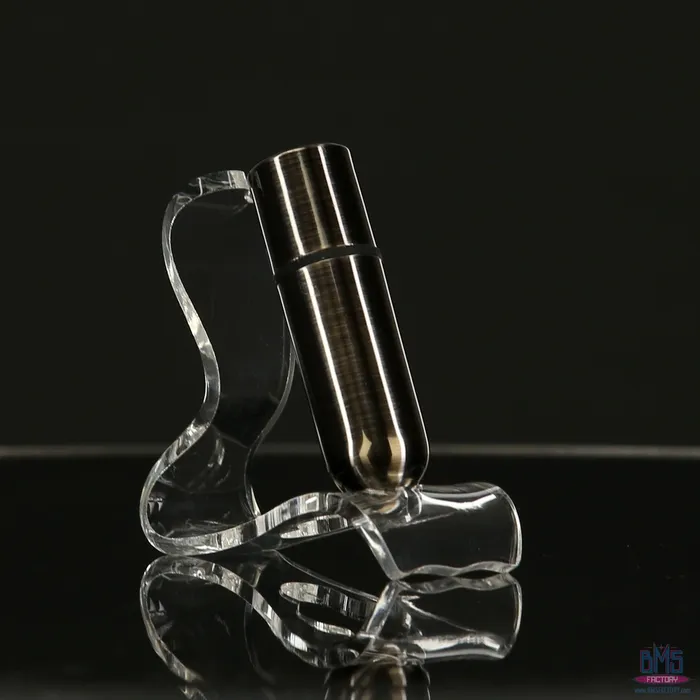 Female Sex Toys FirstClass Bullet 25 Bullet Vibrator with Key Chain Pouch Gun Metal PowerBullet
