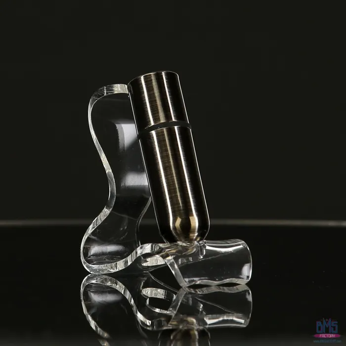 Female Sex Toys FirstClass Bullet 25 Bullet Vibrator with Key Chain Pouch Gun Metal PowerBullet