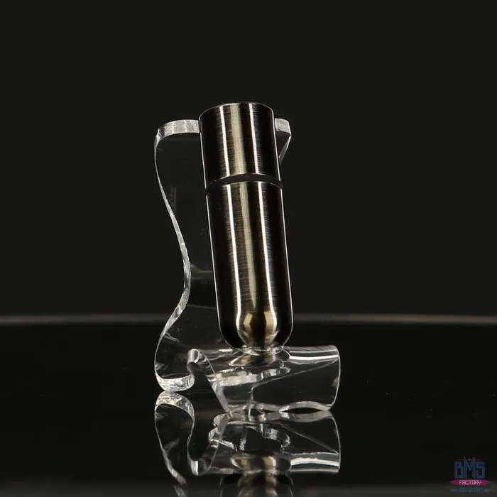 Female Sex Toys FirstClass Bullet 25 Bullet Vibrator with Key Chain Pouch Gun Metal PowerBullet