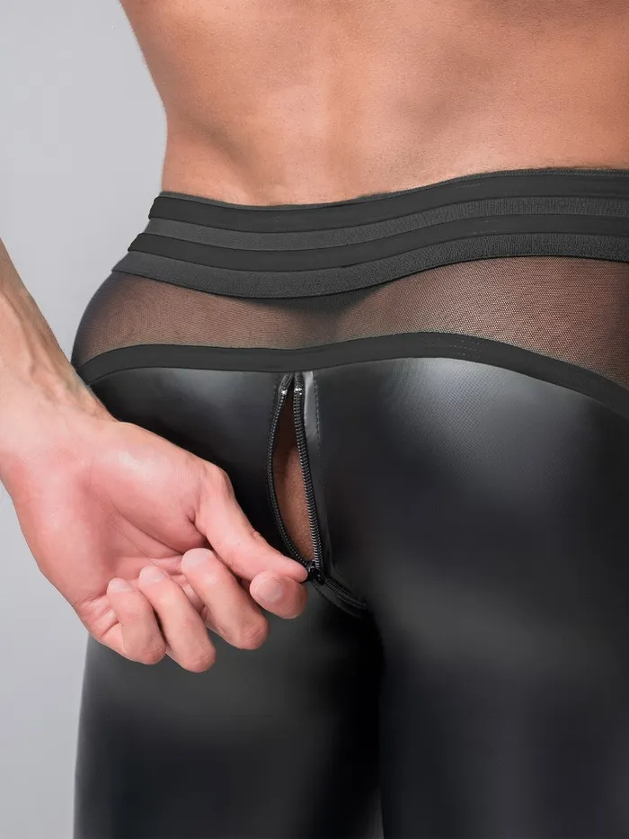 Female Sex Toys HonourSkintwocom Mens Leggings with Rear Zip
