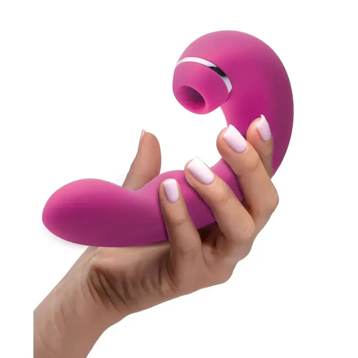 Female Sex Toys inmi Shegasm 5 Star 10x Tapping Gspot Silicone Vibrator With Suction