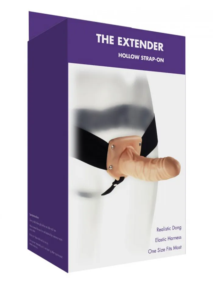 Female Sex Toys Kinx The Extender Hollow Strap On One Size HonourSkintwocom