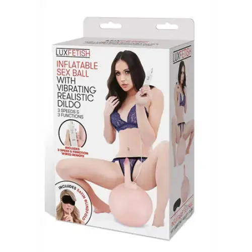 Female Sex Toys Lux Fetish Lux Fetish Inflatable Sex Ball with Vibrating Realistic Dildo RemoteControlled Female Sex Toys Lux Fetish Lux Fetish Inflatable Sex Ball with Vibrating Realistic Dildo RemoteControlled