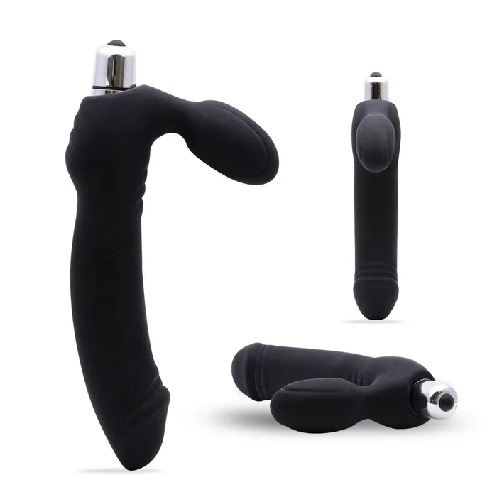 Female Sex Toys Neojoy Double Dildo Vibrator Insertable Large Black Neojoy