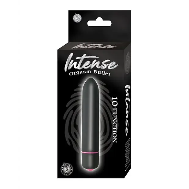Female Sex Toys Novelties By Nasswalk Intense Orgasm Bullet 10 Function Waterproof Silver
