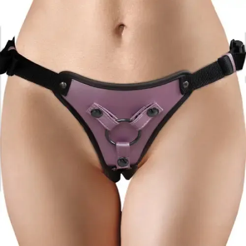 Female Sex Toys Ouch Metallic Strap On Harness Rose Gold SHOTS AMERICA