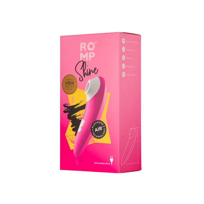 Female Sex Toys ROMP Shine Clitoral Stimulator Fuchsia ROMP