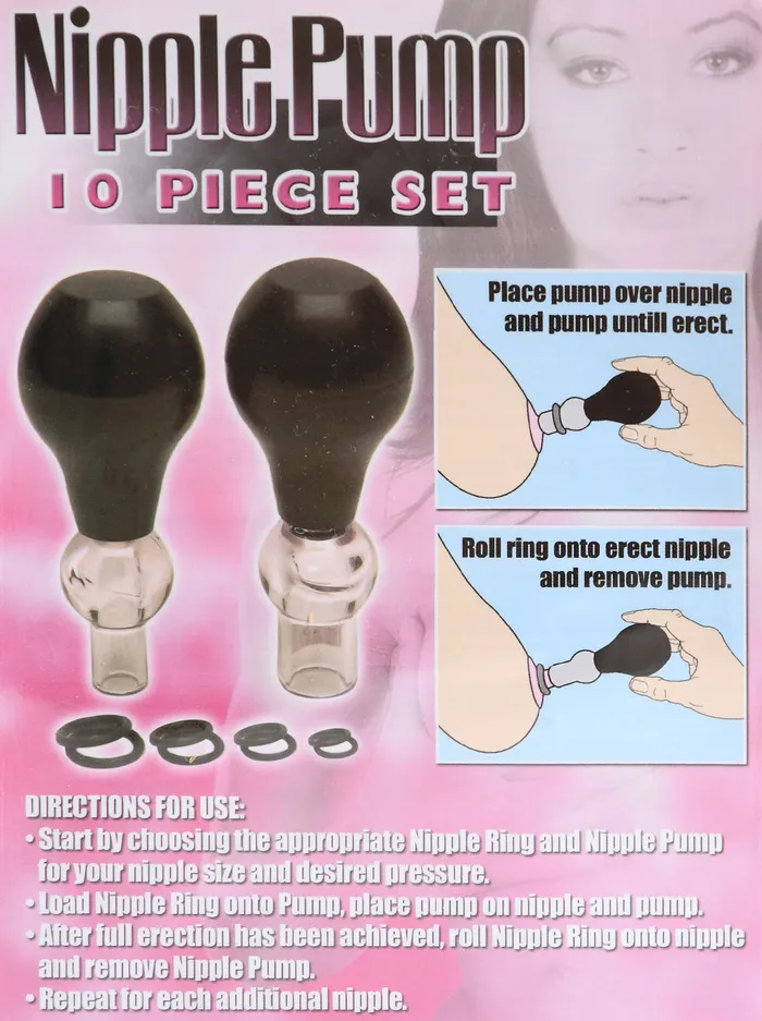 Female Sex Toys Seven Creations 10Piece Nipple Pump Set HonourSkintwocom Female Sex Toys Seven Creations 10Piece Nipple Pump Set HonourSkintwocom