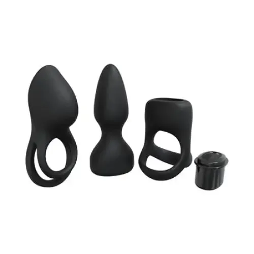 Female Sex Toys SHOTS AMERICA LoveLine Pleasure Kit 10 Speed Silicone Rechargeable Waterproof Black Female Sex Toys SHOTS AMERICA LoveLine Pleasure Kit 10 Speed Silicone Rechargeable Waterproof Black