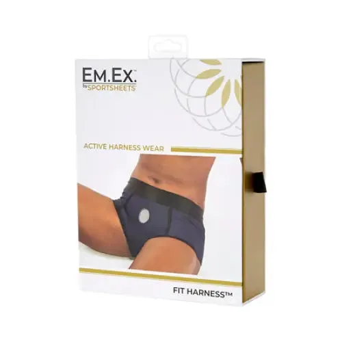 Female Sex Toys Sportsheets International Inc Sportsheets EmEx Fit Harness Navy L