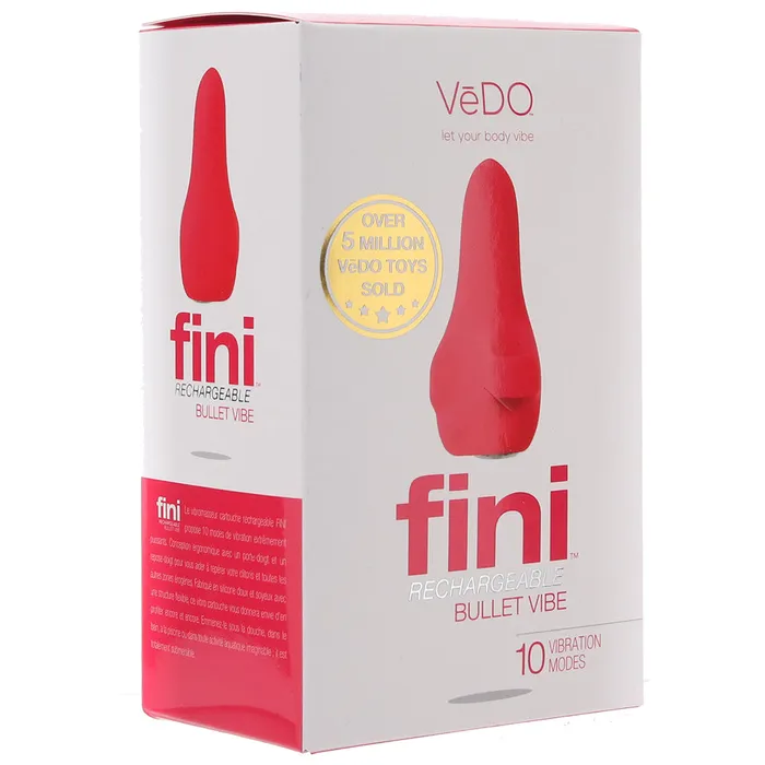 Fini Rechargeable Bullet Finger Vibe in Pink VeDO Vibrators