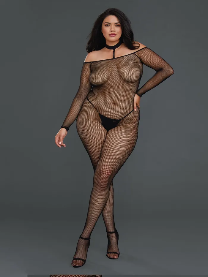 Fishnet Off The Shoulder Bodystocking HonourSkintwocom Bodystockings Playsuits Fishnet Off The Shoulder Bodystocking HonourSkintwocom Bodystockings Playsuits