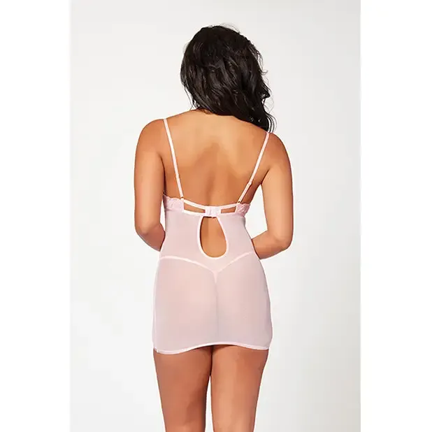Floral Mesh Chemise Gstring Pink Seven til Midnight Vibrators