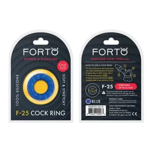 Forto Male Sex Toys Forto F25 Liquid Silicone 23mm Cock Ring Forto Male Sex Toys Forto F25 Liquid Silicone 23mm Cock Ring