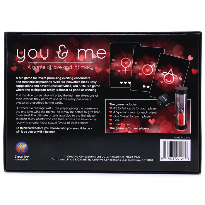 Games Creative Conceptions You Me a Game of Love and Intimacy
