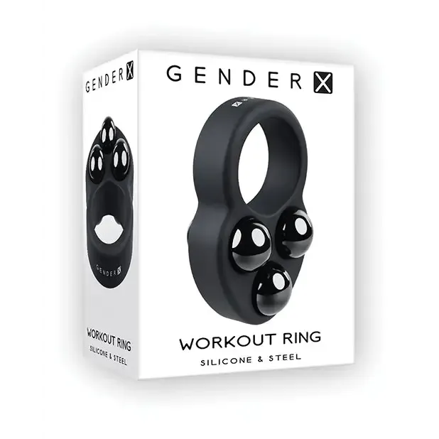 Gender X Male Sex Toys Gender X Workout Ring Weighted Silicone Training Cockring