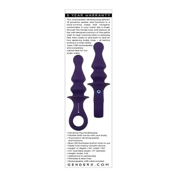 Gender X Vibrators Gender X Ring Pop Purple