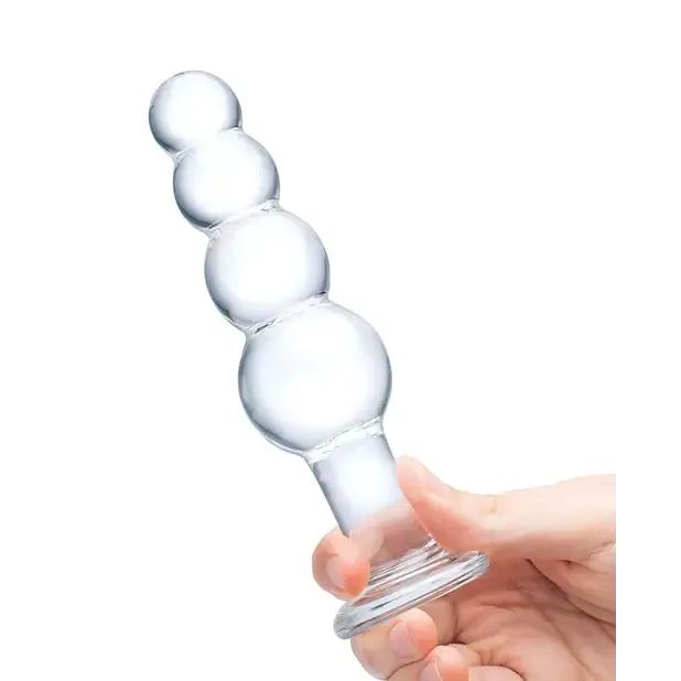 Glas 725 in Glass Beaded Butt Plug glas Anal Glas 725 in Glass Beaded Butt Plug glas Anal
