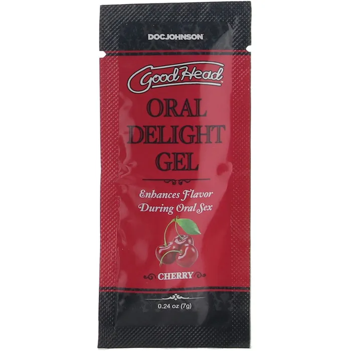 GoodHead Oral Delight Gel 24oz in Cherry Doc Johnson Enhancers