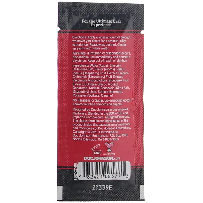 GoodHead Oral Delight Gel 24oz in Cherry Doc Johnson Enhancers
