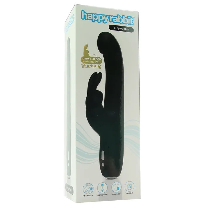 Happy Rabbit Slim GSpot Vibe in Black Happy Rabbit Vibrators Happy Rabbit Slim GSpot Vibe in Black Happy Rabbit Vibrators