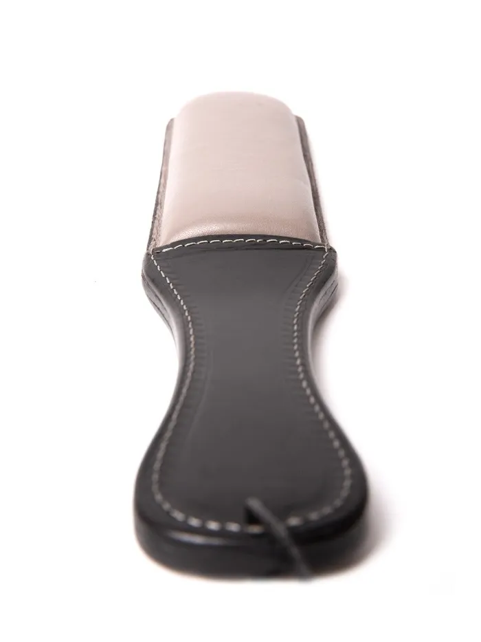 HonourSkintwocom Anal Black Grey Padded Leather Paddle