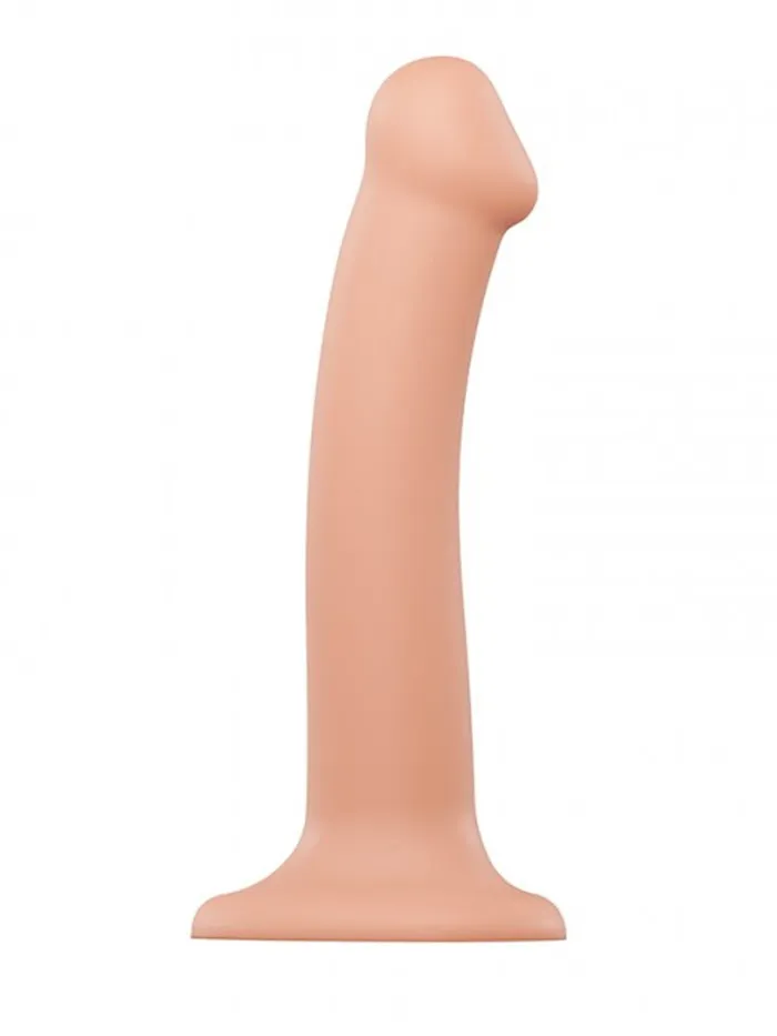 HonourSkintwocom Dildos SemiRealistic Dual Density Bendable Dildo Medium
