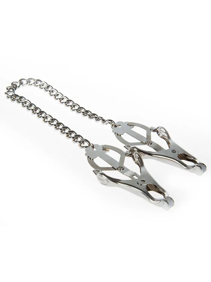 HonourSkintwocom Male Sex Toys Clover Clamps with Chain HonourSkintwocom Male Sex Toys Clover Clamps with Chain