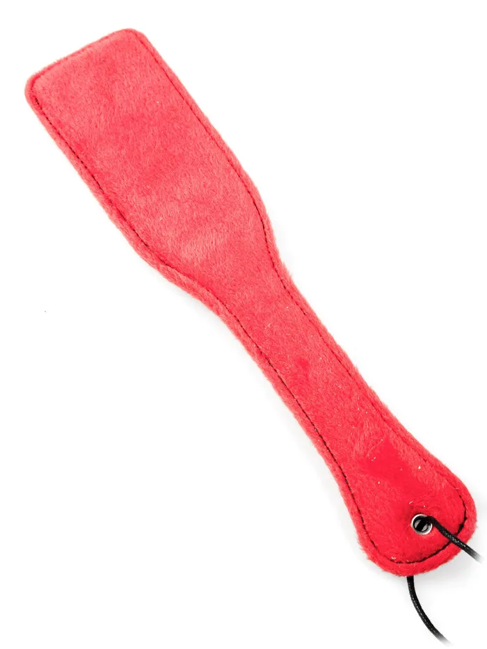 HonourSkintwocom Vibrators Red Velvet Leatherette Square Edged Paddle