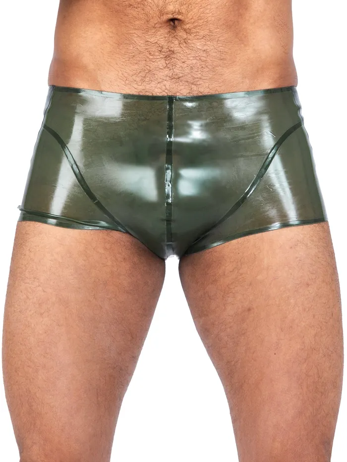 HonourSkintwocom Vibrators Sargeant Latex Shorts